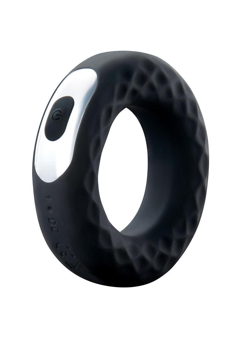 ZOLO Fat Tire Vibrating Cock Ring - Black