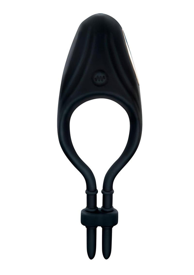 ZOLO Vibrating Adjust Lasso Cock Ring - Black